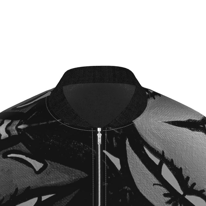 Original Art. Bold Expression. One-of-a-Kind Bomber Jacket.
