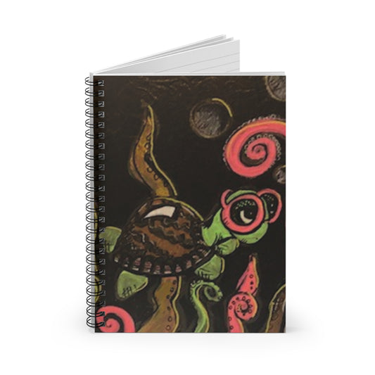 Copy of Psychedelic Mushroom Spiral Notebook — Ruled Journal for Sketching & Notes
