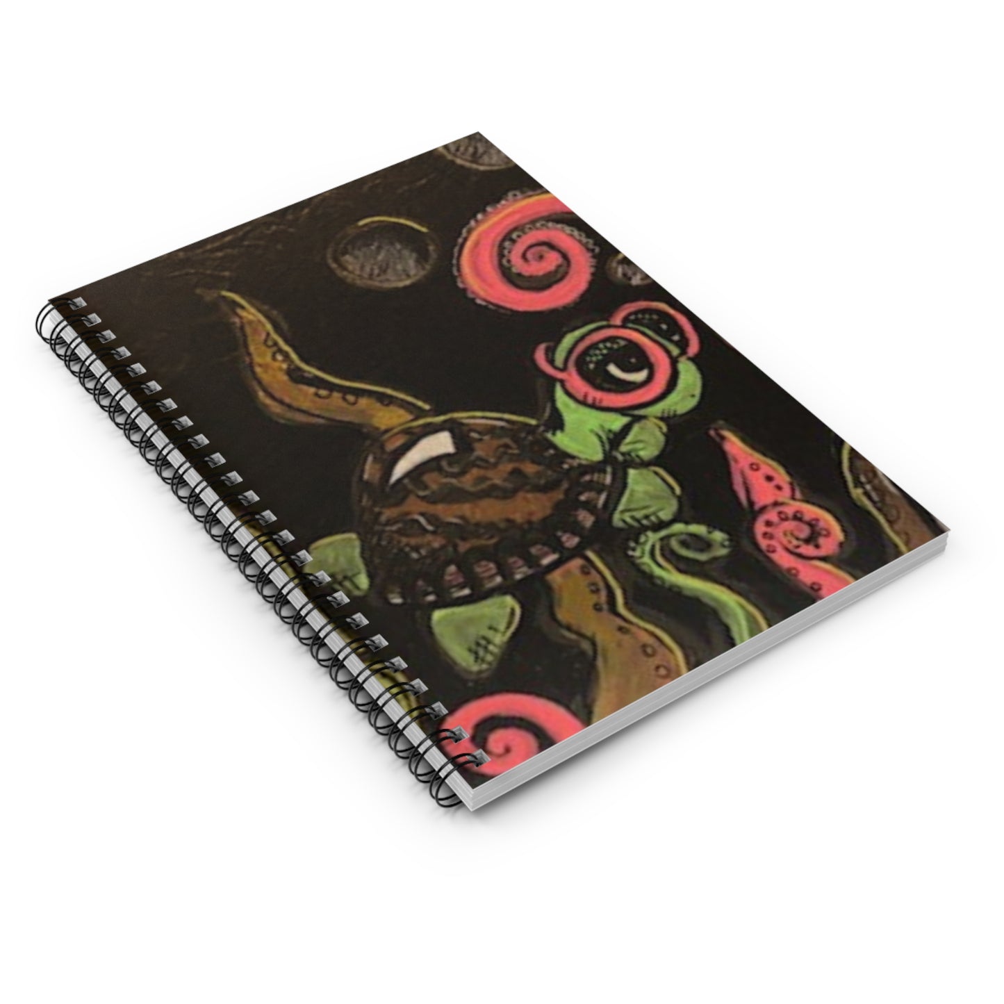 Copy of Psychedelic Mushroom Spiral Notebook — Ruled Journal for Sketching & Notes
