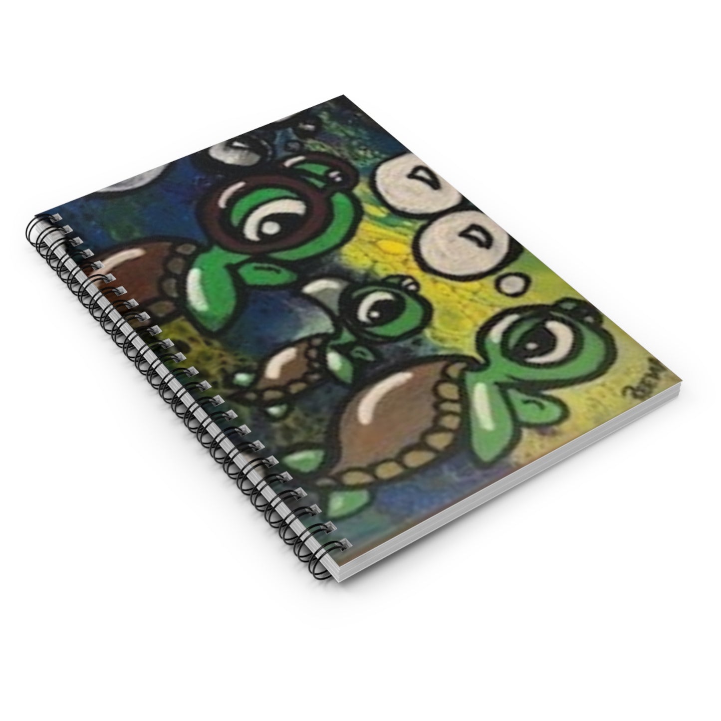 Spiral Notebook — Cute Sea Turtle Art Ruled Journal