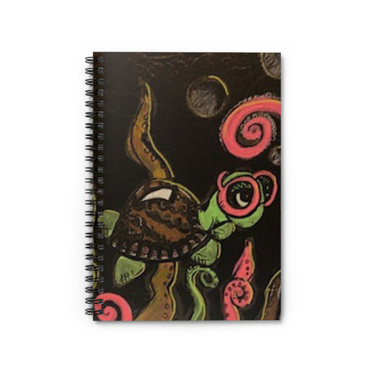 Copy of Psychedelic Mushroom Spiral Notebook — Ruled Journal for Sketching & Notes